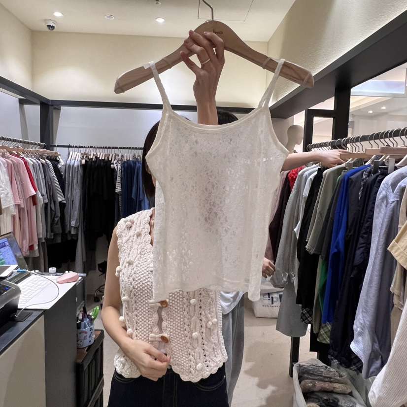 SELF SERVICE韓國直郵㊣東大門實拍女裝新品休閑熱賣吊帶背心SELF SERVICE吊帶/背心