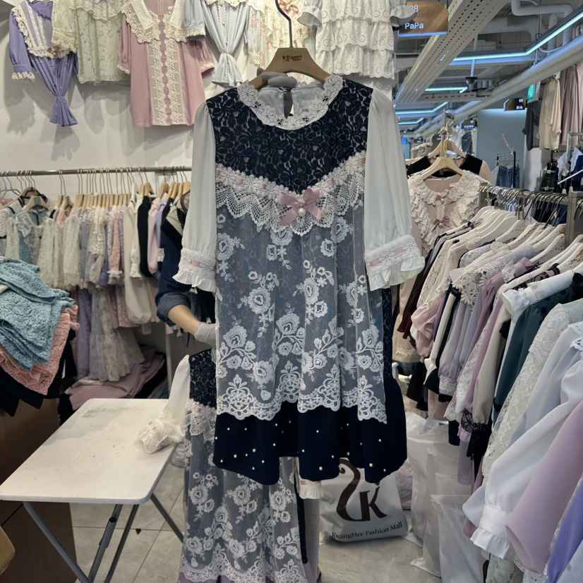 PAPA韓國直郵㊣東大門實拍女裝新款25春夏人氣推薦時尚連衣裙PAPA連衣裙