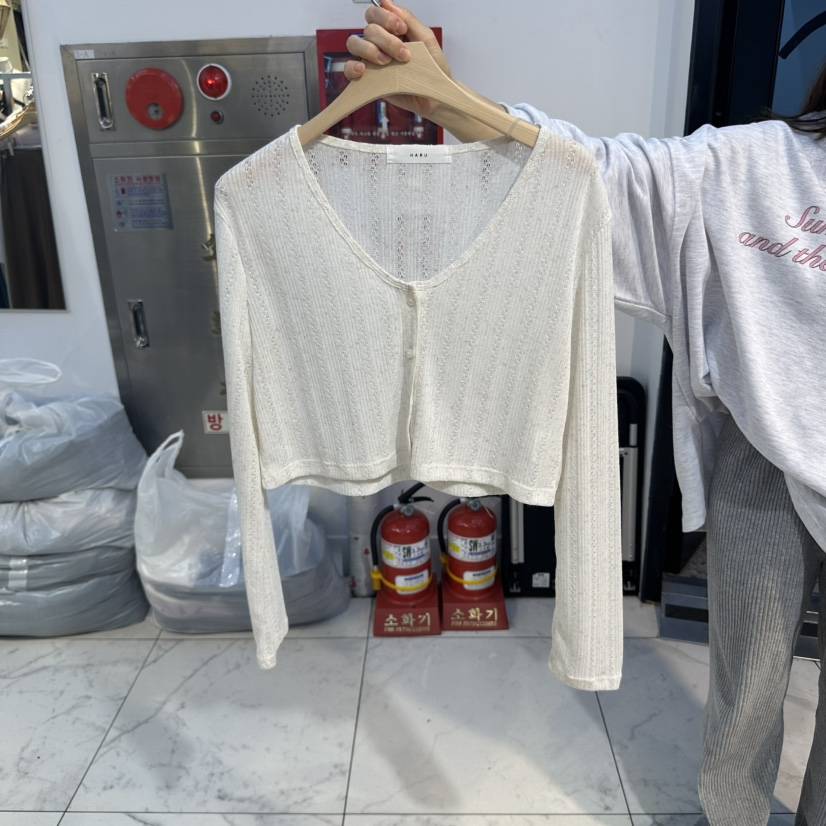 HARU韓國㊣直郵東大門代購女裝新品25春夏針織衫不含內搭開衫HARU針織衫