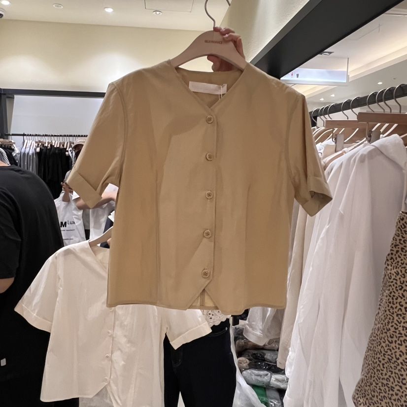 SELF SERVICE韓國直郵㊣女裝新款推薦人氣熱賣休閑襯衫蕾絲衫SELF SERVICE襯衫/蕾絲衫
