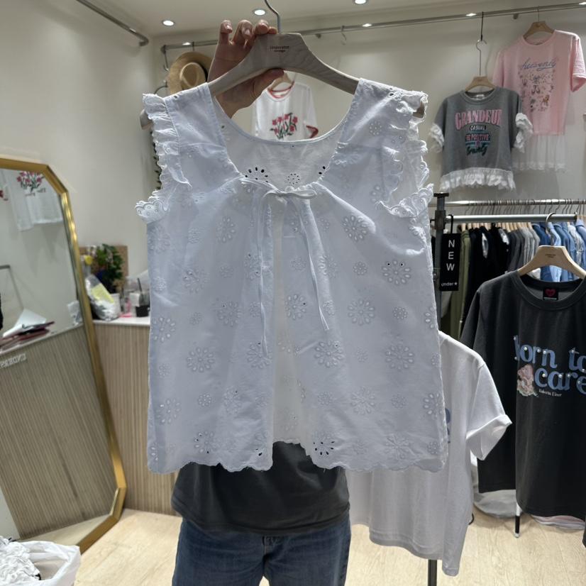 UNDERSTAR_VINTAGE韓國直郵㊣東大門實拍女裝新款25春夏吊帶背心UNDERSTAR_VINTAGE吊帶/背心