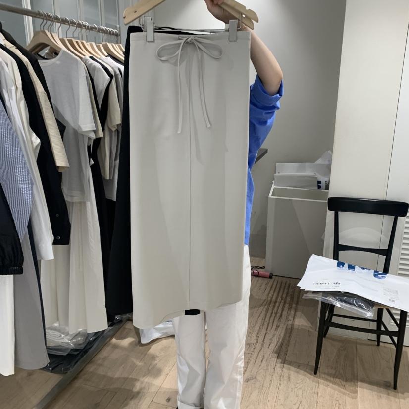 MONIQUE韓國㊣直郵東大門代購女裝新品25春夏休閑半身裙中短裙MONIQUE半身裙/中短裙