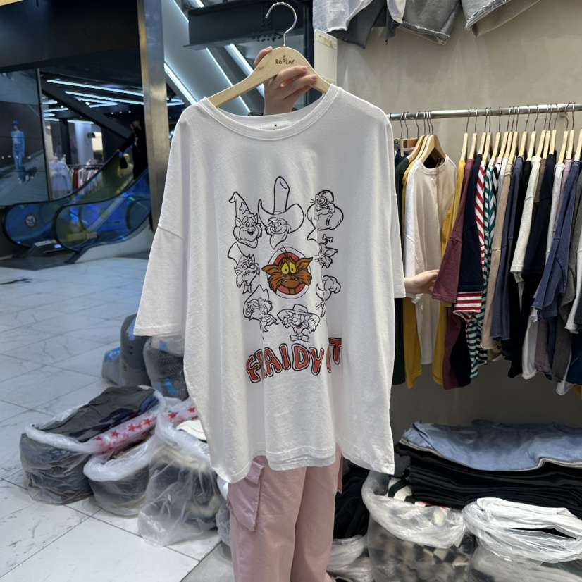 REPLAY韓國直郵㊣女裝新品熱賣休閑25春夏人氣推薦時尚T恤REPLAYT恤