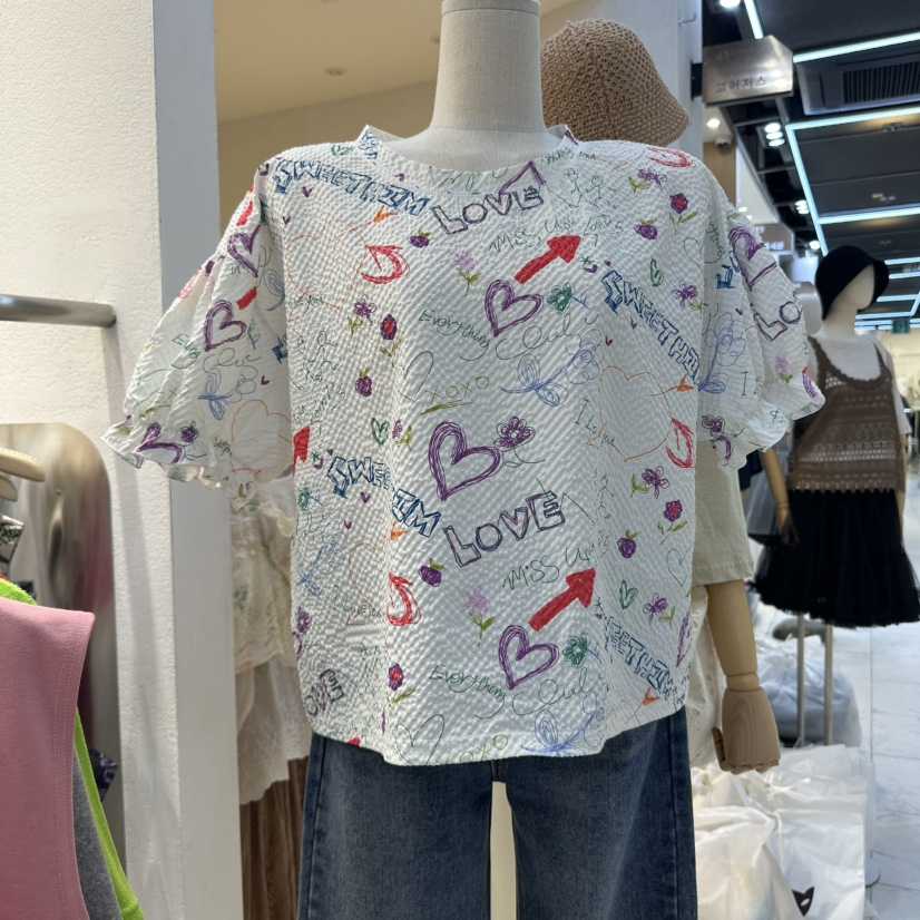 NEAR韓國直郵㊣女裝新款25春夏時尚休閑熱賣推薦襯衫蕾絲衫NEAR襯衫/蕾絲衫