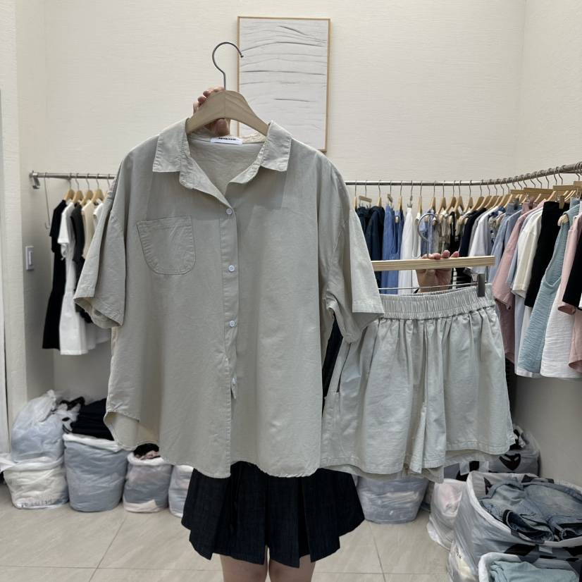 MILK TEA韓國直郵㊣東大門實拍女裝新品推薦熱賣套裝兩件套RE:FRESH套裝