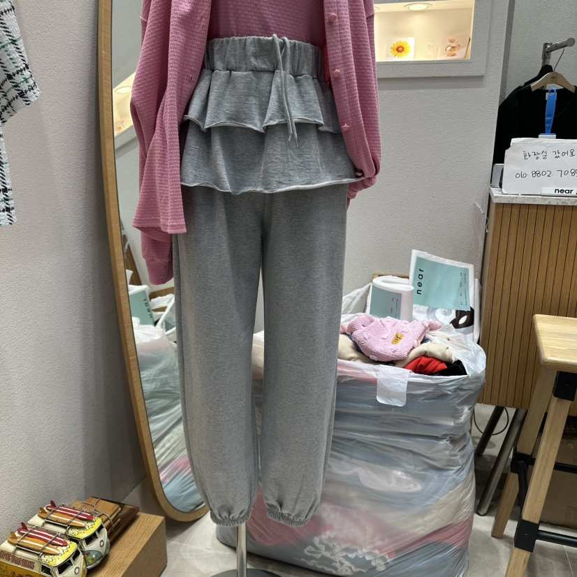 NEAR韓國直郵㊣女裝新款人氣熱賣休閑時尚推薦25春夏裙褲荷葉邊NEAR裙褲