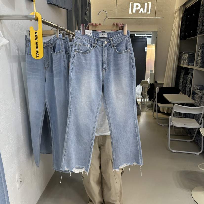 PAI韓國直郵㊣女裝新品熱賣時尚推薦人氣25春夏休閑牛仔褲PAI牛仔褲