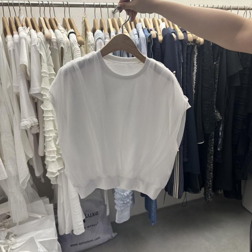 FOUNDATION韓國直郵㊣東大門實拍女裝新品25春夏推薦時尚T恤FOUNDATIONT恤