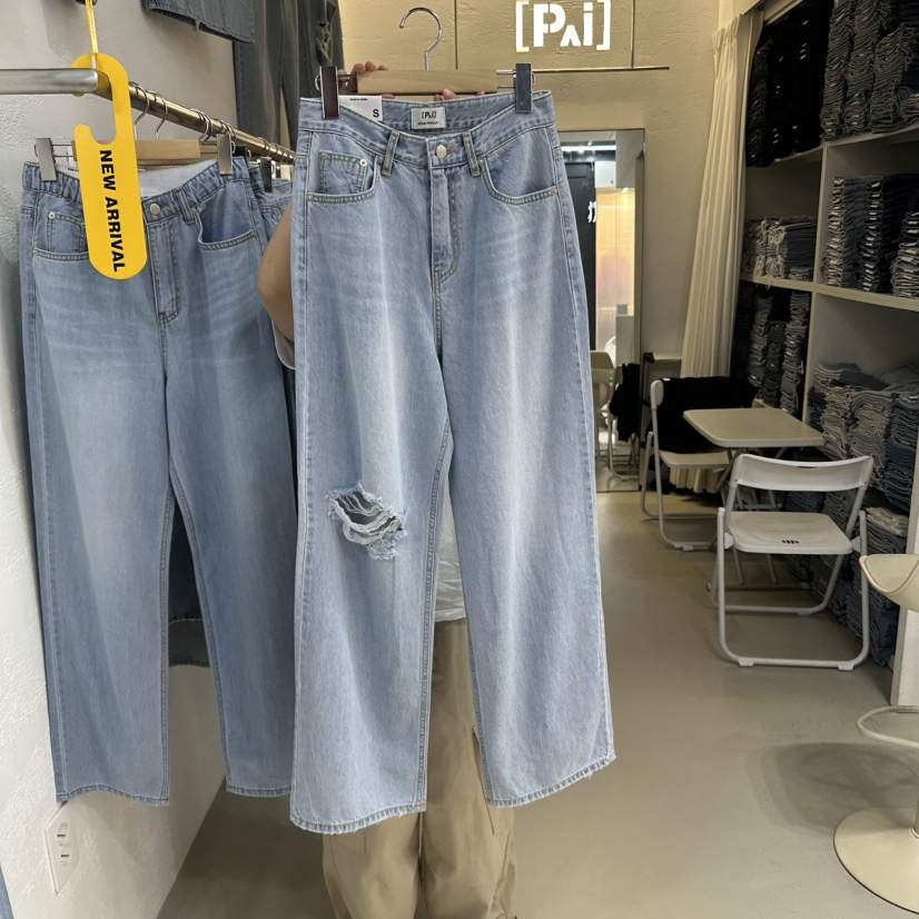 PAI韓國㊣直郵東大門代購女裝新品推薦時尚熱賣人氣25春夏牛仔褲PAI牛仔褲