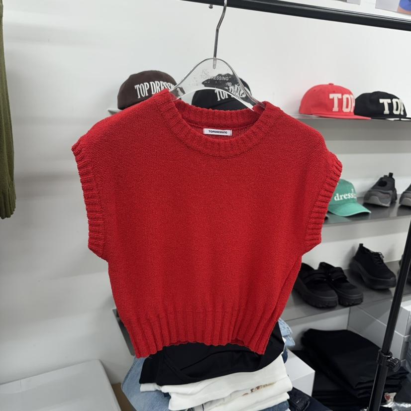 TOPDRESSING韓國直郵㊣女裝新品25春夏時尚推薦休閑吊帶背心TOPDRESSING吊帶/背心