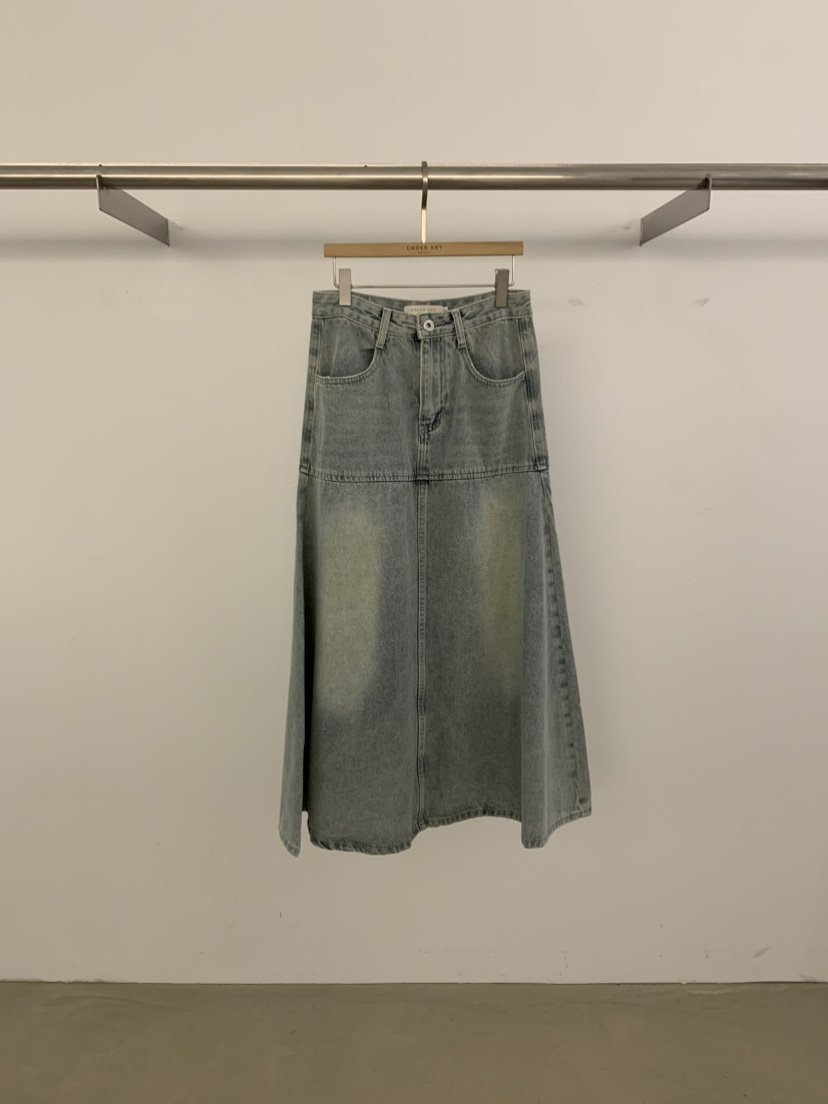 UNDER KEY韓國直郵㊣東大門實拍女裝新品時尚休閑25春夏長裙UNDER KEY長裙