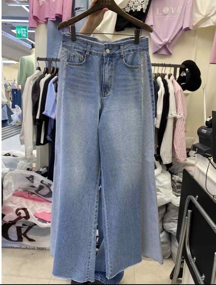 BLUE BANANA韓國直郵㊣東大門實拍女裝新款人氣休閑牛仔褲BLUE BANANA牛仔褲