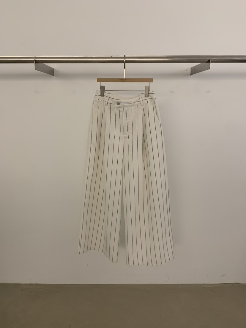 UNDER KEY直郵韓國代購㊣女裝新品25春夏推薦休閑休閑褲亞麻UNDER KEY休閑褲