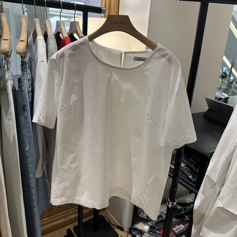 FEBRUARY 11直郵韓國代購㊣女裝新品推薦時尚襯衫蕾絲衫棉質FEBRUARY11襯衫/蕾絲衫