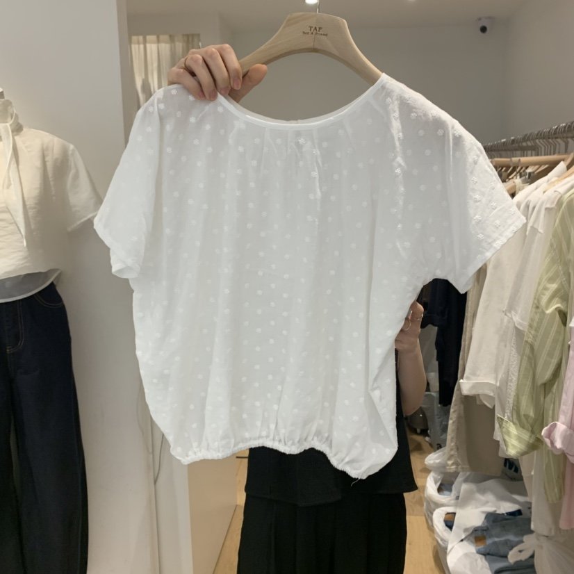 TAF直郵韓國代購㊣女裝新款熱賣時尚休閑人氣25春夏襯衫蕾絲衫TAF襯衫/蕾絲衫