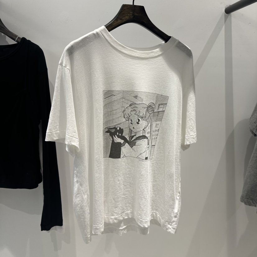 JANE BIRKIN韓國直郵㊣東大門實拍女裝新款時尚休閑25春夏T恤JANE BIRKIN設計師品牌T恤