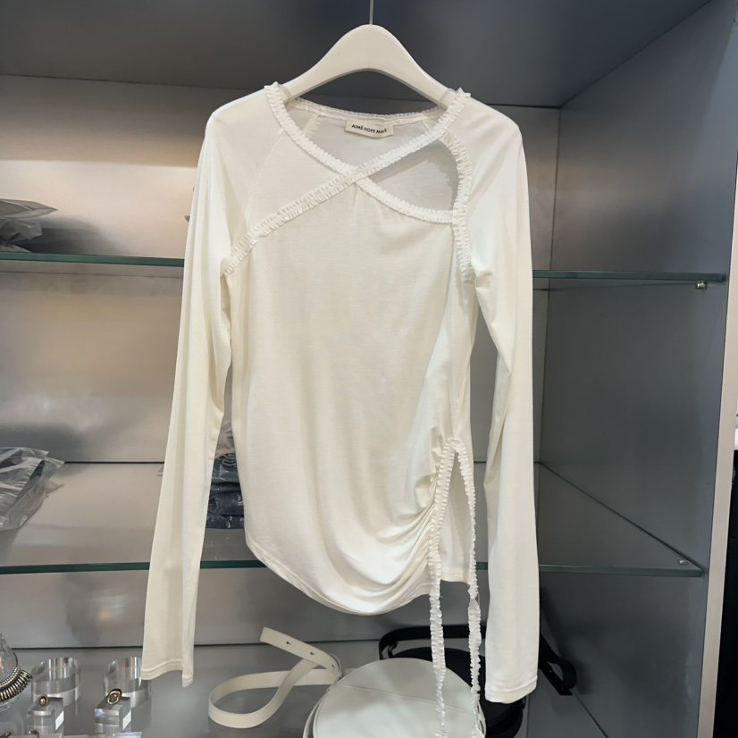 AIME HOPE MAKE韓國直郵㊣女裝新品推薦休閑25春夏長袖T恤AIME HOPE MAKE長袖T恤