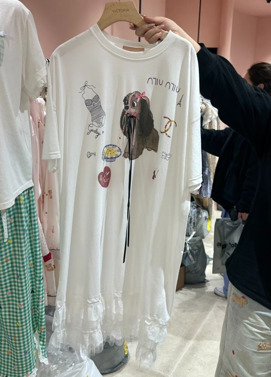 VICTORIA-P直郵韓國代購㊣女裝新品休閑人氣熱賣時尚推薦睡衣VICTORIA睡衣
