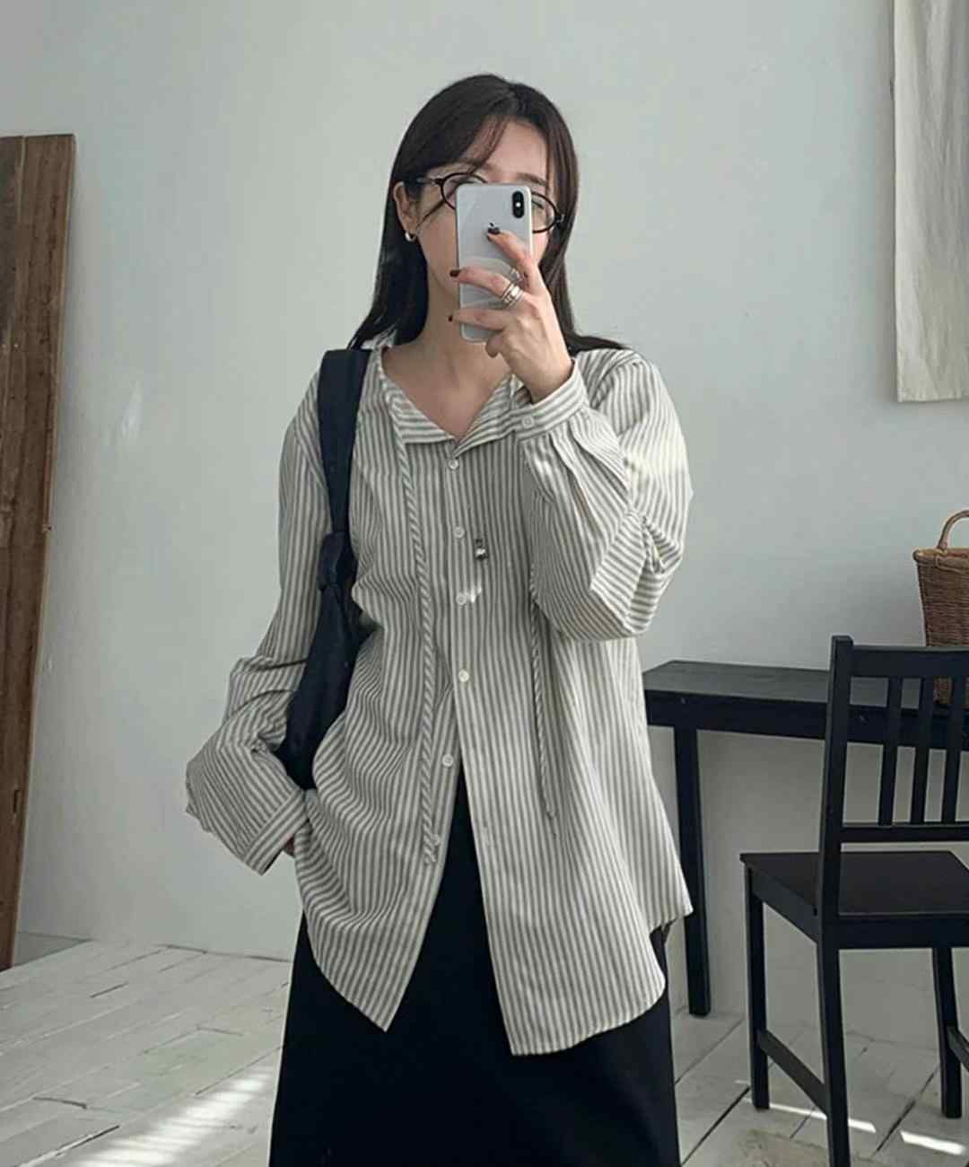 REGULAR直郵韓國代購㊣女裝新品25春夏時尚推薦熱賣襯衫蕾絲衫REGULAR襯衫/蕾絲衫