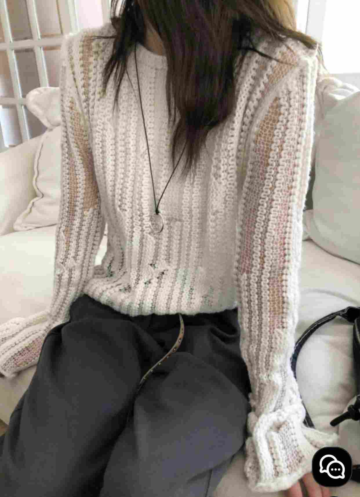 FLASH BACK韓國直郵㊣女裝新品時尚熱賣推薦25春夏人氣針織衫NORMCORE針織衫