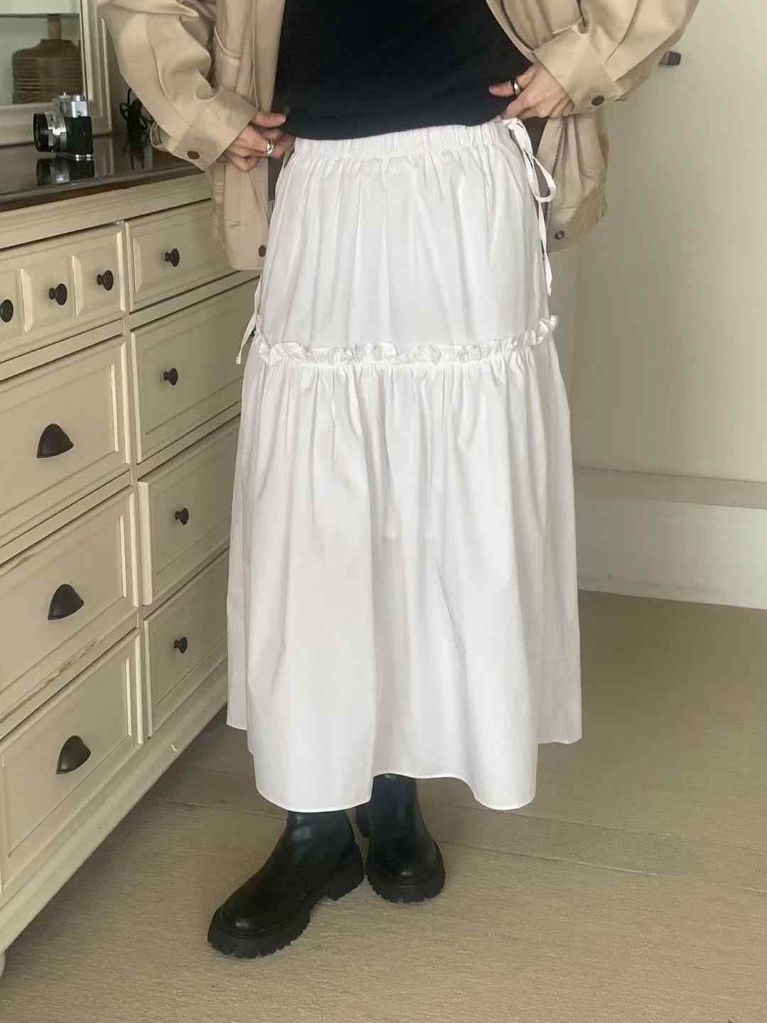 BABER直郵韓國代購㊣女裝新品休閑推薦時尚熱賣25春夏人氣長裙BABER長裙