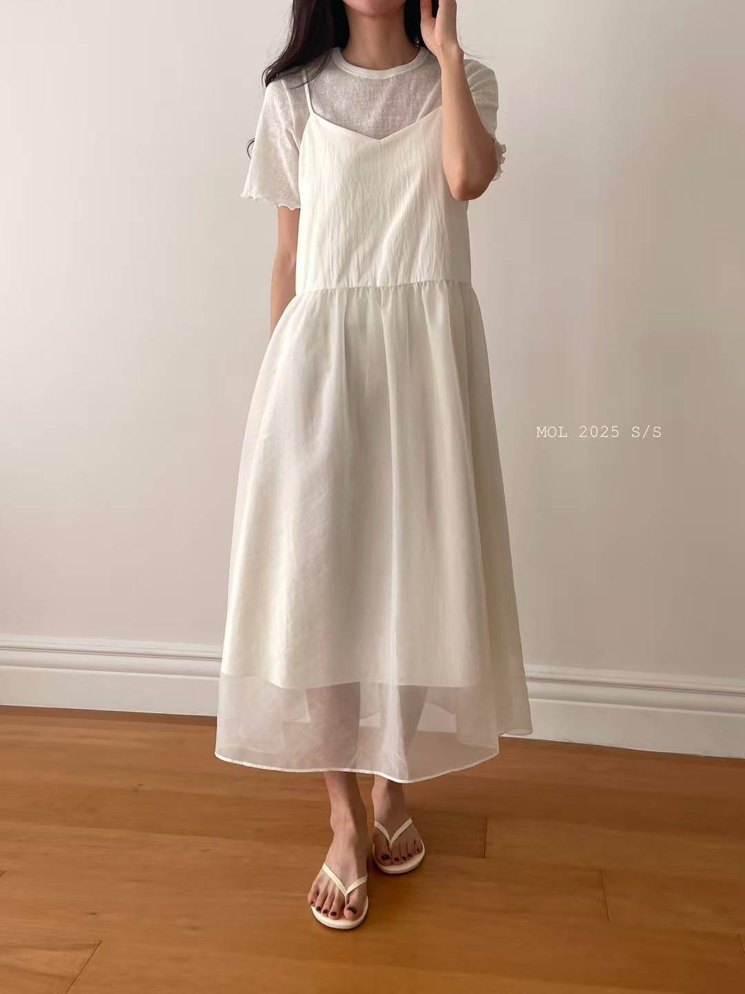 MOL韓國直郵㊣東大門實拍女裝新品25春夏推薦休閑熱賣連衣裙MOL連衣裙