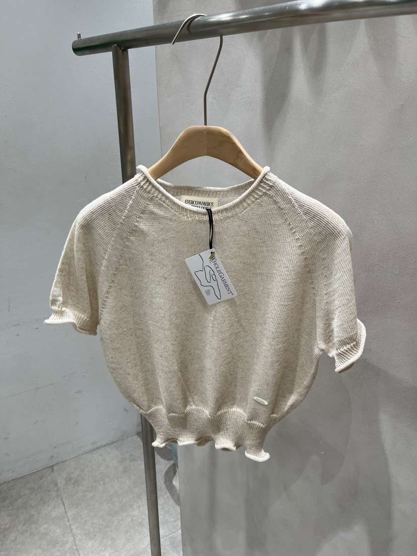 EVERCOMMERCE METICULOUSLY DESIGNED韓國直郵㊣東大門實拍女裝新品推薦針織衫亞麻EVERCOMMERCE METICULOUSLY DESIGNED針織衫