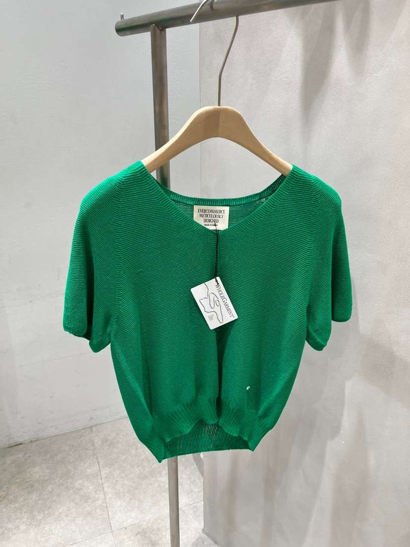 EVERCOMMERCE METICULOUSLY DESIGNED直郵韓國代購㊣女裝新品25春夏針織衫EVERCOMMERCE METICULOUSLY DESIGNED針織衫