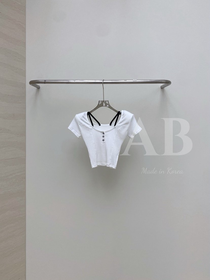 AB韓國㊣直郵東大門代購女裝新品時尚推薦25春夏人氣休閑T恤ABT恤