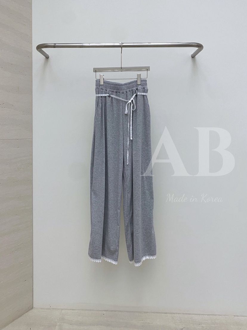 AB直郵韓國代購㊣女裝新品25春夏休閑人氣推薦休閑褲含腰繩AB休閑褲