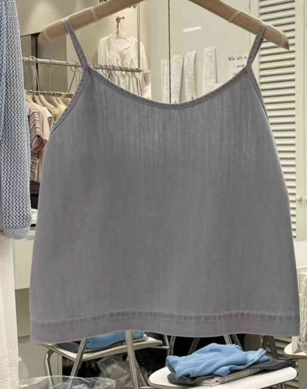 PEPPER 페페韓國㊣直郵東大門代購女裝新品熱賣25春夏吊帶背心PEPPER-OT吊帶/背心