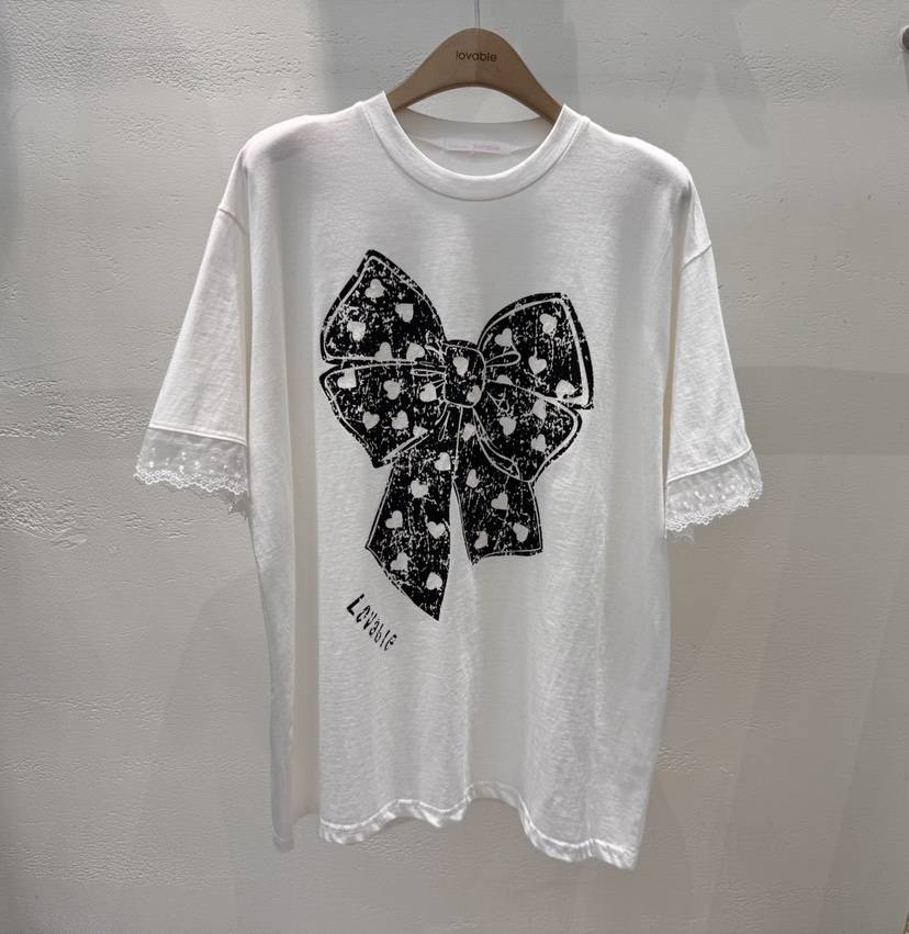 LOVABLE直郵韓國代購㊣女裝新品熱賣時尚人氣休閑25春夏T恤LOVABLET恤