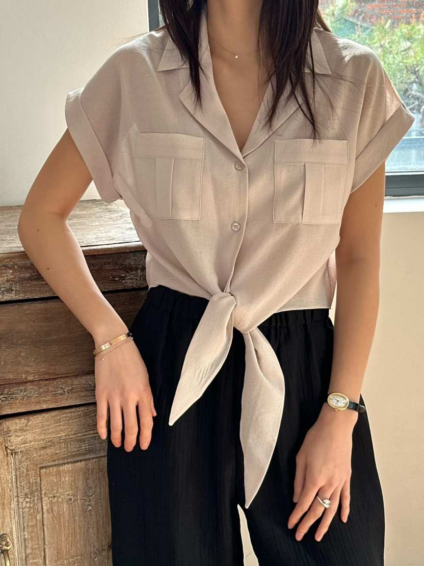LE VASE直郵韓國代購㊣女裝新品25春夏熱賣人氣襯衫蕾絲衫LE VASE襯衫/蕾絲衫