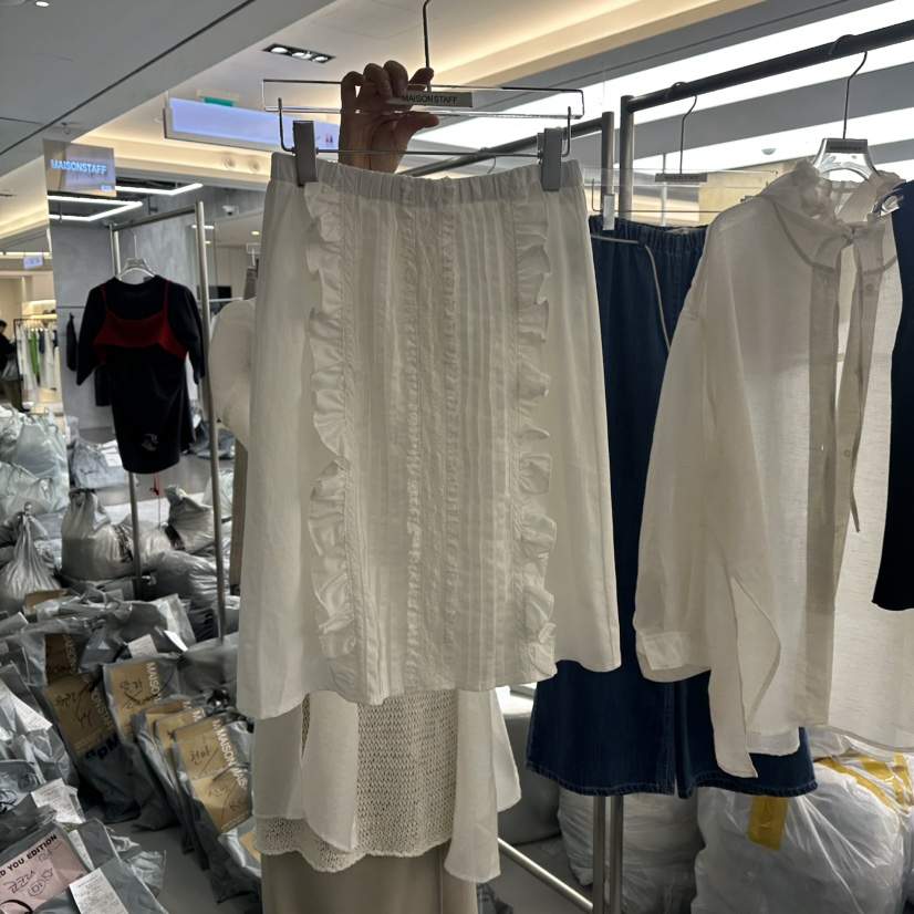 DOUBLE STANDARD/LE SMOKING/MAISONSTAFF韓國㊣直郵東大門代購女裝新品休閑半身裙中短裙MAISONSTAFF/DOUBLE STANDARD半身裙/中短裙