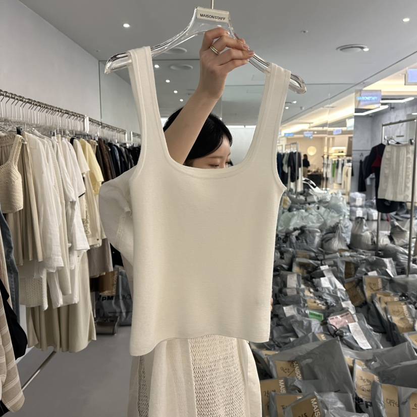 DOUBLE STANDARD/LE SMOKING/MAISONSTAFF直郵韓國代購㊣女裝新品熱賣吊帶背心MAISONSTAFF/DOUBLE STANDARD吊帶/背心