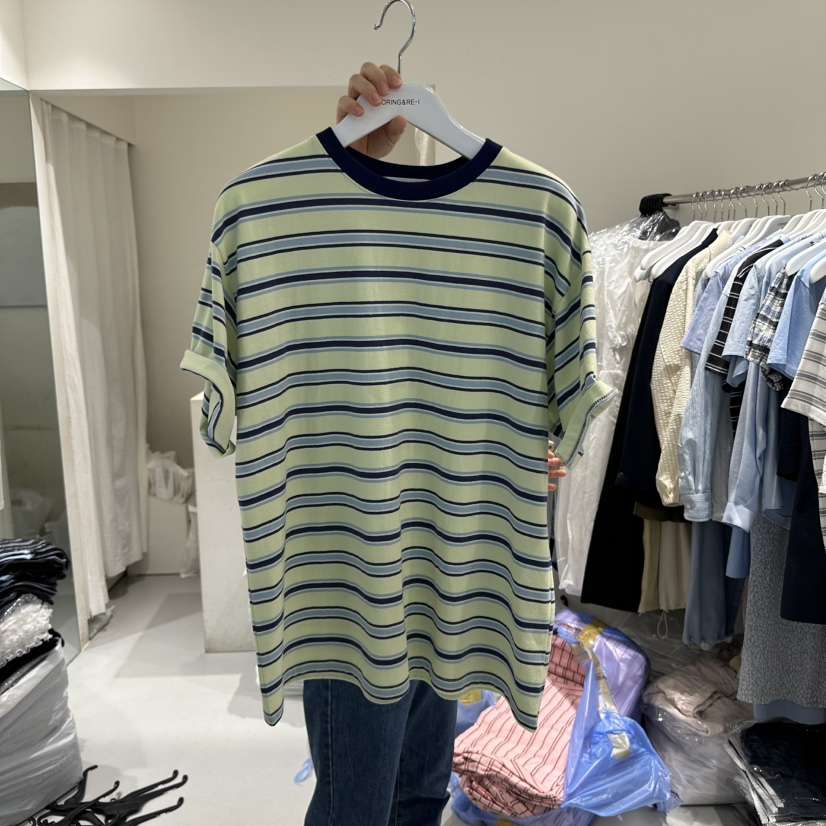 LORING RE I韓國直郵㊣女裝新品25春夏推薦時尚人氣熱賣T恤LORING RE-I/BARET恤