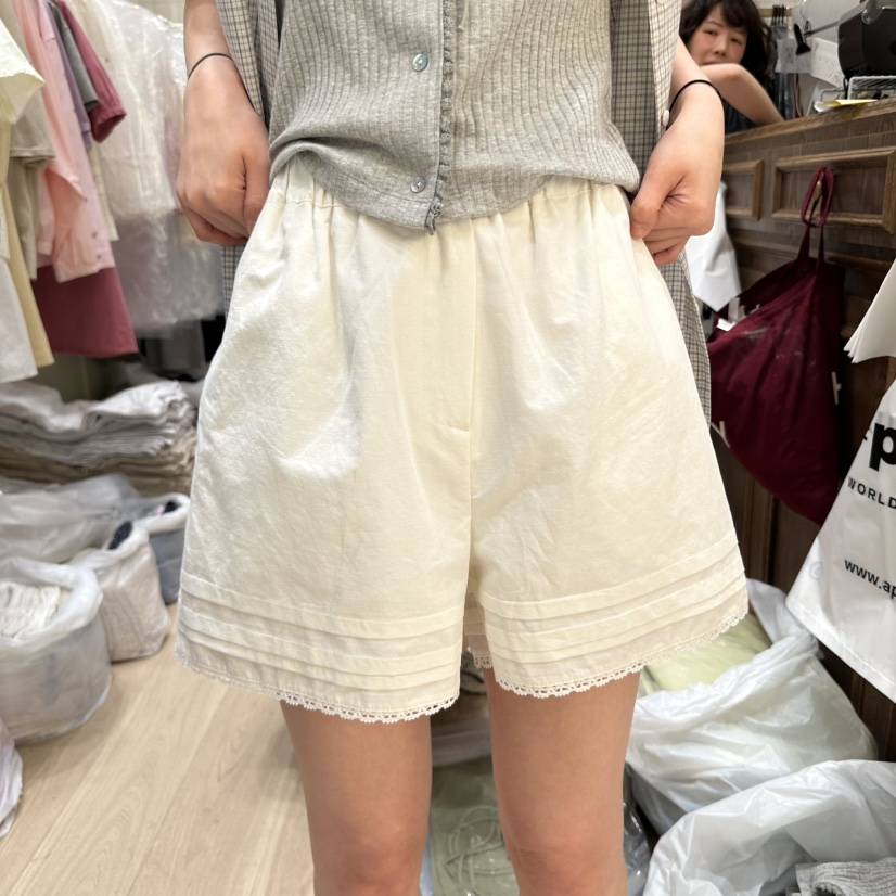 OURMOMENT韓國直郵㊣東大門實拍女裝新款熱賣休閑人氣25春夏短褲OURMOMENT短褲