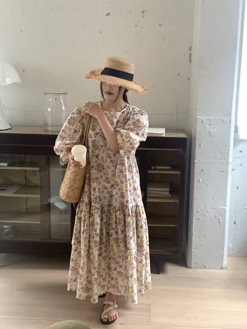 VENTI韓國㊣直郵東大門代購女裝新款時尚25春夏推薦熱賣連衣裙VENTI連衣裙