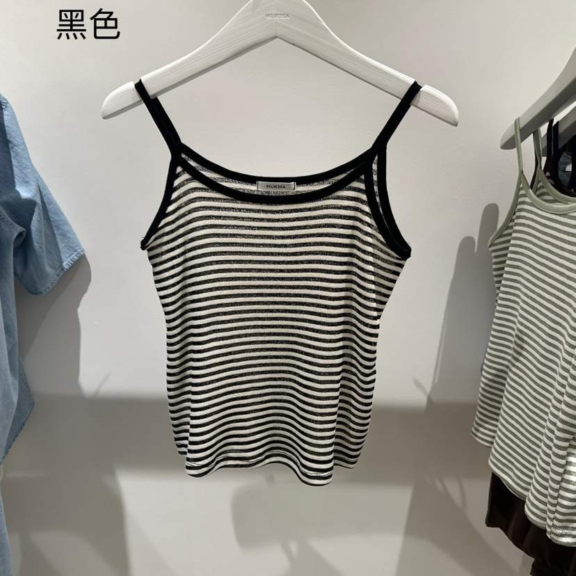 HELVETICA韓國直郵㊣女裝新款人氣25春夏時尚推薦熱賣吊帶背心HELVETICA吊帶/背心