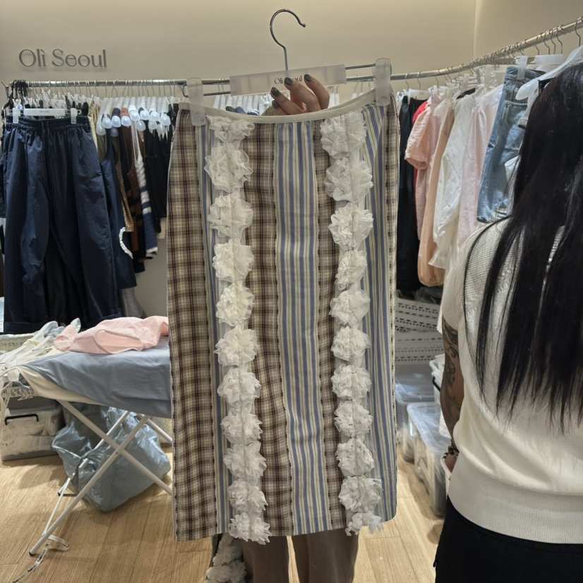 OLI SEOUL韓國㊣直郵東大門代購女裝新品人氣休閑熱賣長裙OLI SEOUL長裙