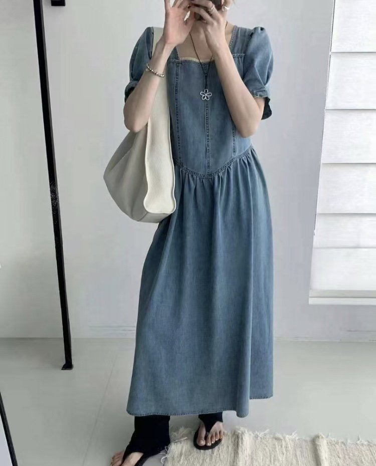 MILK TEA韓國㊣直郵東大門代購女裝新款熱賣25春夏人氣連衣裙RE:FRESH連衣裙