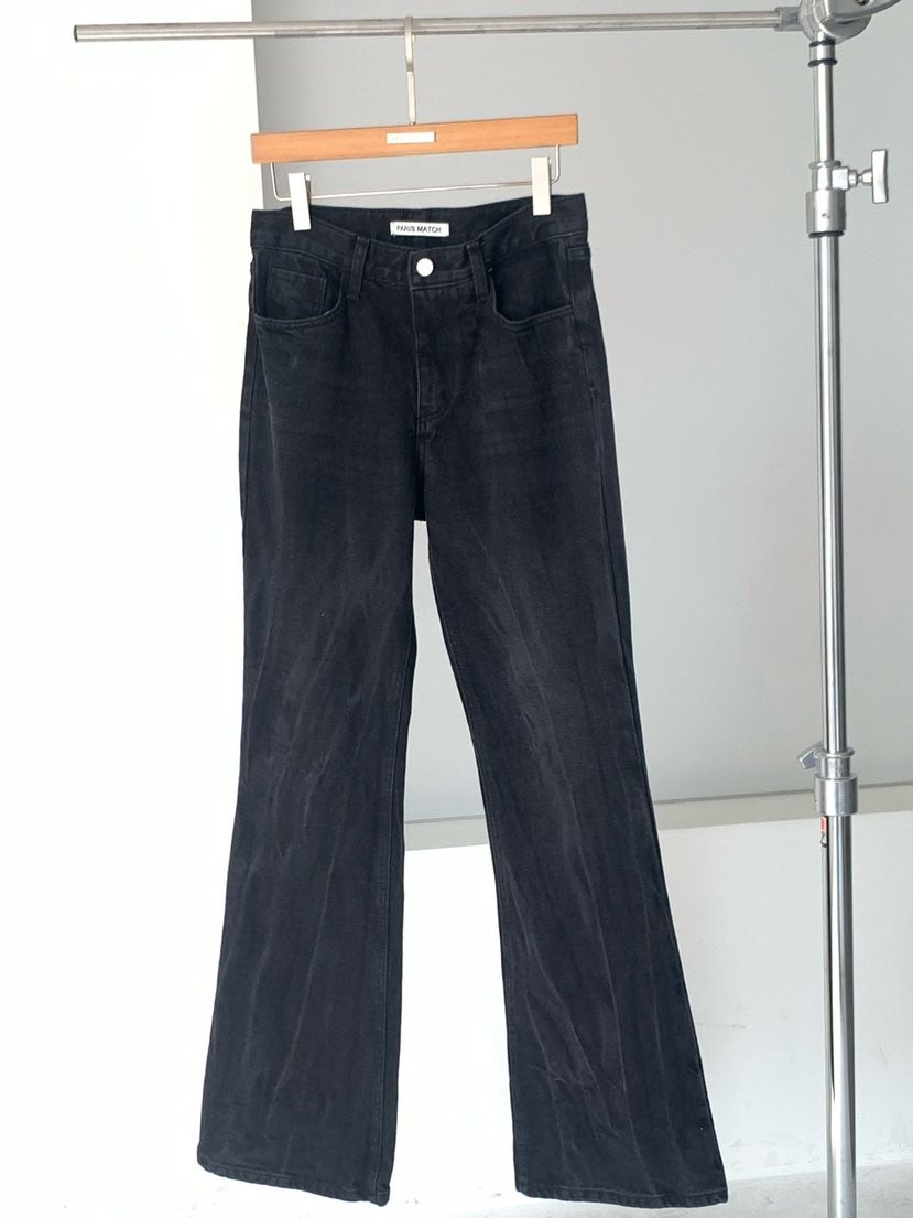 PARIS MATCH直郵韓國代購㊣女裝新品25春夏人氣熱賣牛仔褲PARIS MATCH牛仔褲