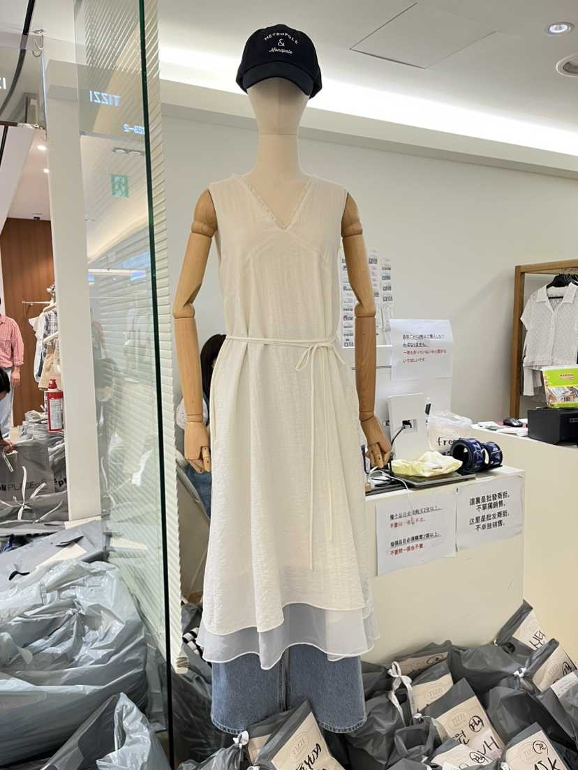 TIZZI直郵韓國代購㊣女裝新品時尚25春夏人氣休閑推薦連衣裙鵝TIZZI連衣裙