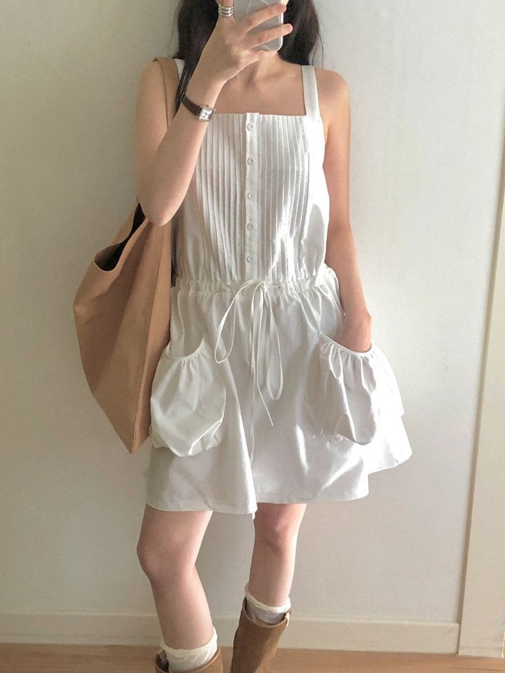 STAY HERE韓國㊣直郵東大門代購女裝新款推薦人氣25春夏連衣裙STAY HERE連衣裙
