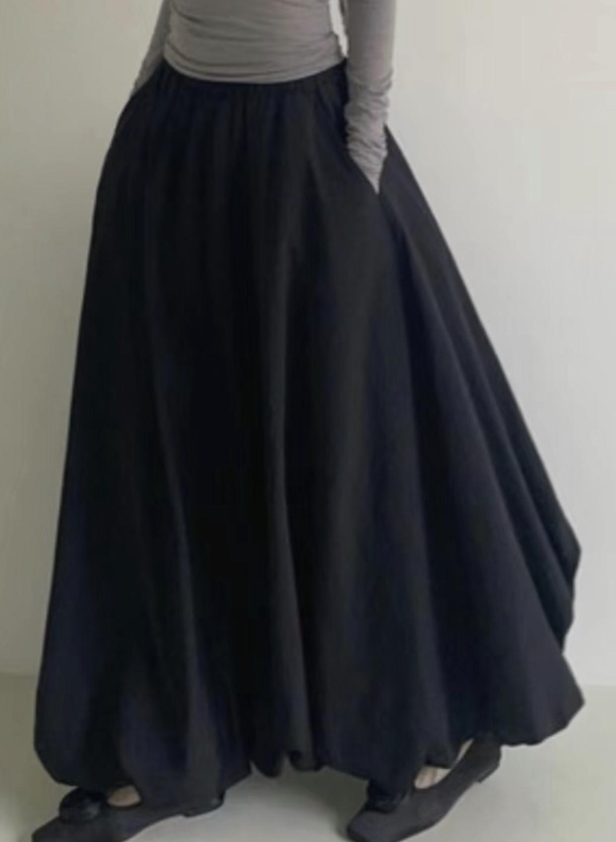 NEW FACE韓國直郵㊣東大門實拍女裝新品休閑25春夏熱賣長裙NEW FACE長裙