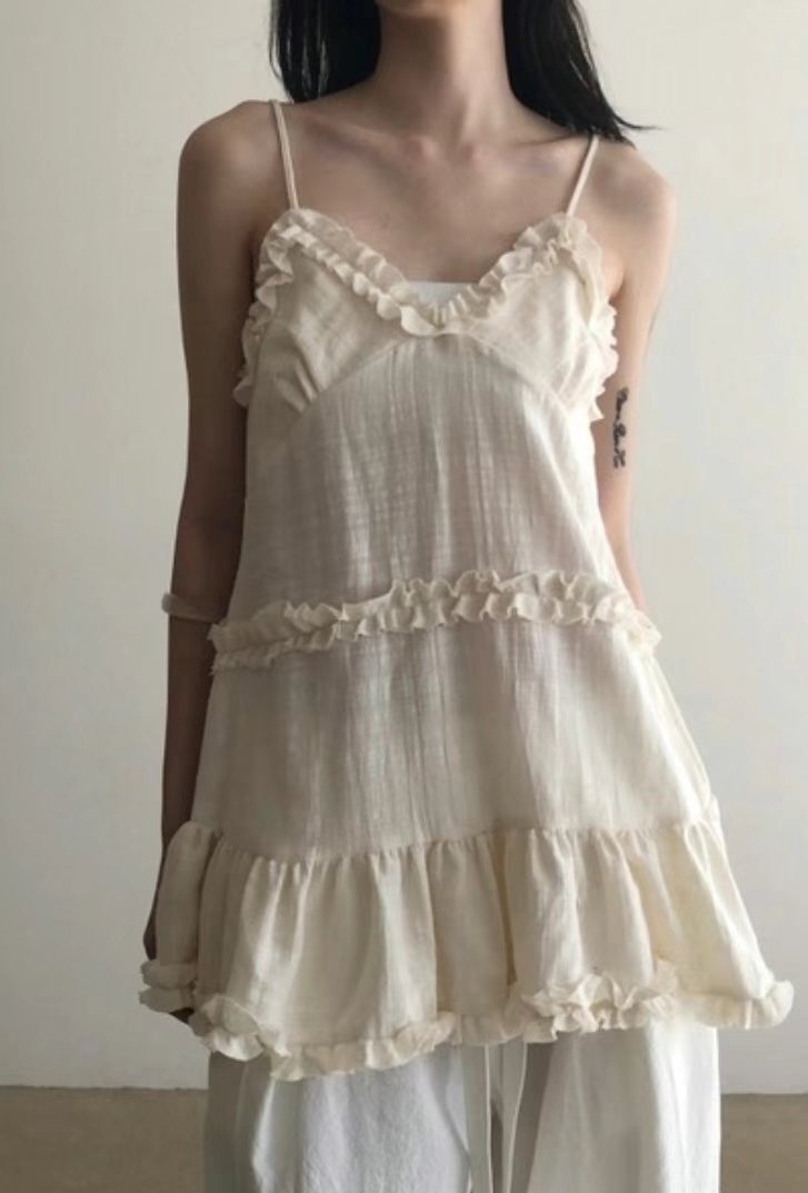 NEW FACE韓國直郵㊣女裝新品25春夏人氣熱賣推薦時尚吊帶背心NEW FACE吊帶/背心