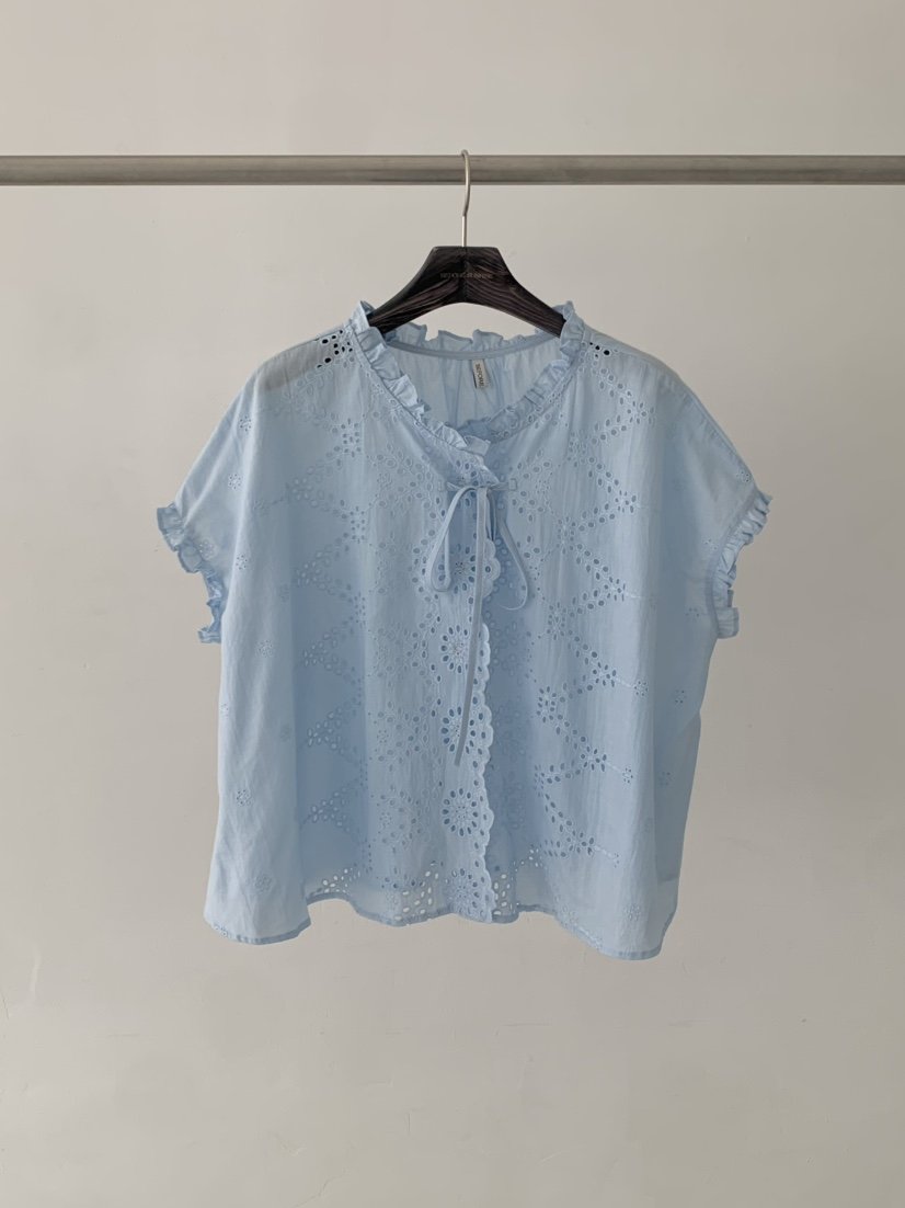 BEFORE SUNRISE直郵韓國代購㊣女裝新品人氣25春夏襯衫蕾絲衫BEFORE SUNRISE襯衫/蕾絲衫