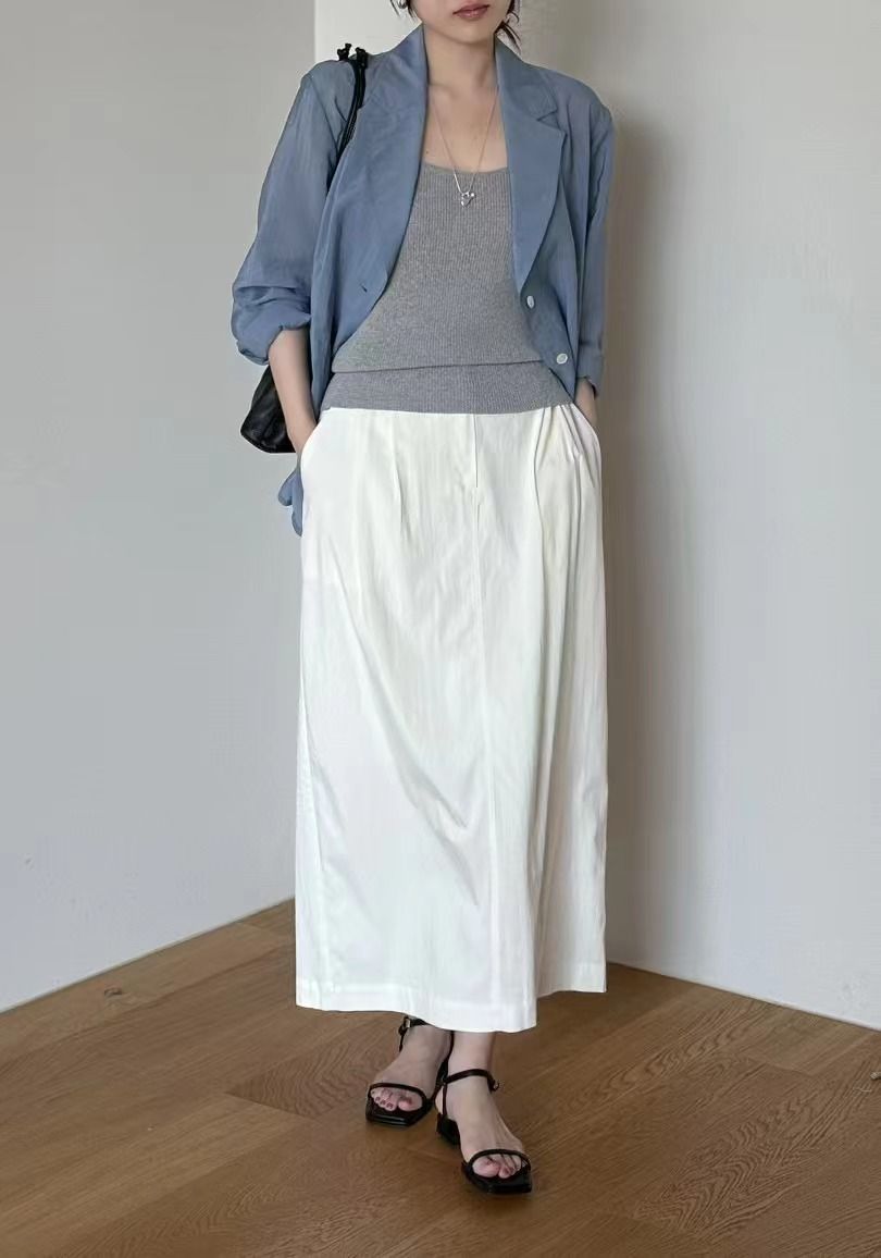 AMYGRACE韓國直郵㊣東大門實拍女裝新品時尚人氣25春夏長裙AMYGRACE長裙