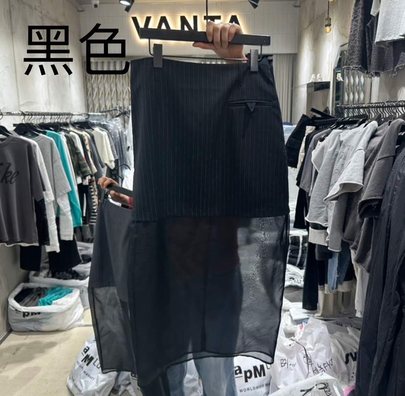 VANTA韓國直郵㊣東大門實拍女裝新品人氣25春夏熱賣時尚長裙VANTA長裙