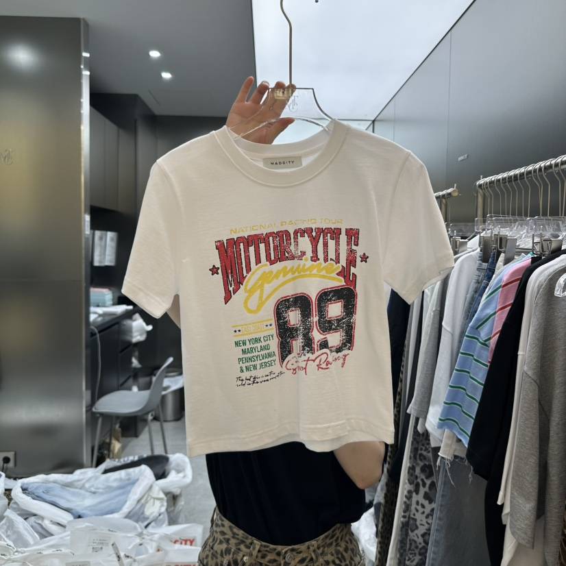 MADCITY韓國直郵㊣女裝新品熱賣人氣休閑時尚25春夏推薦T恤MADCITYT恤